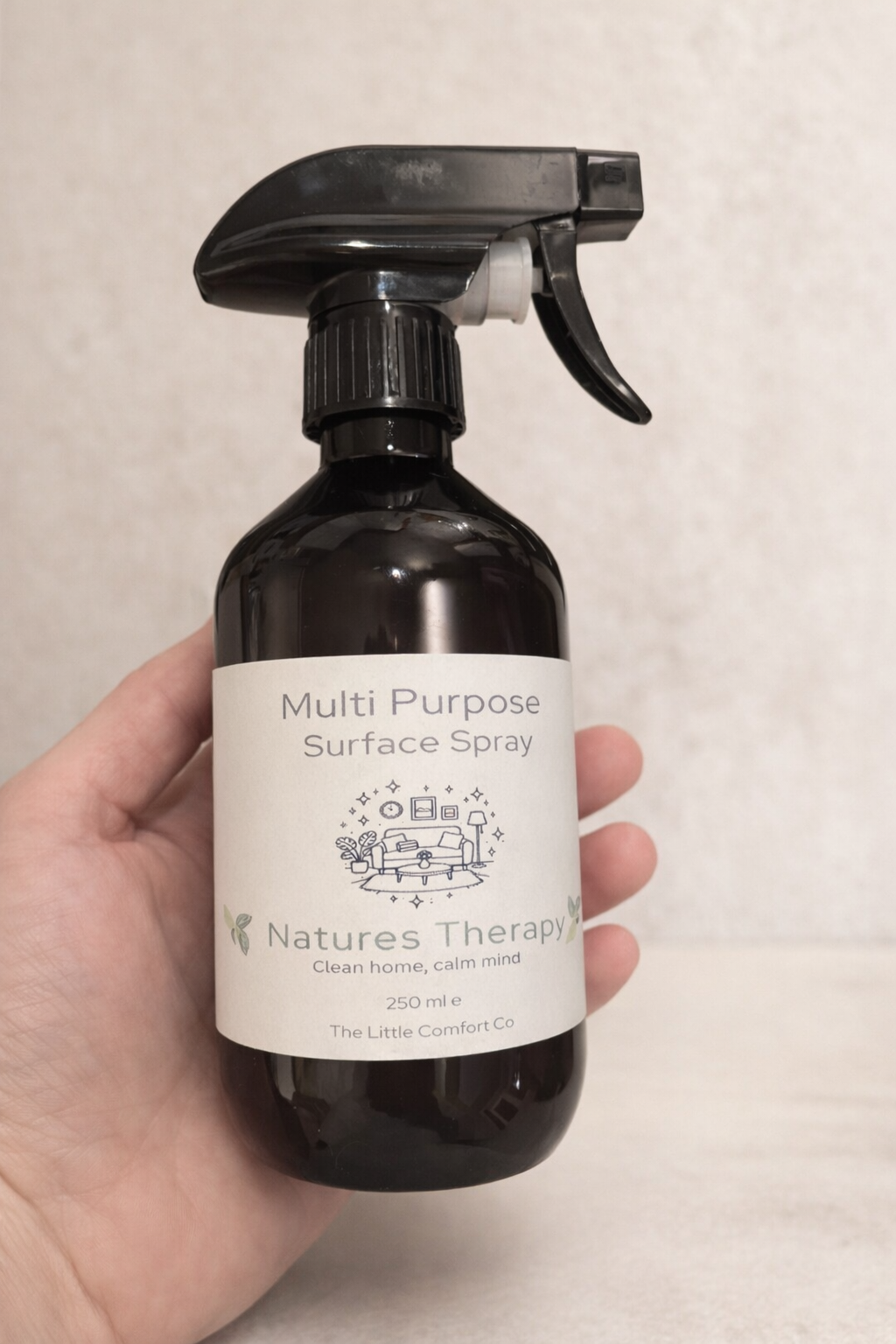 Multi Purpose Surface Spray 500ml - Natures Therapy + Free Cloth