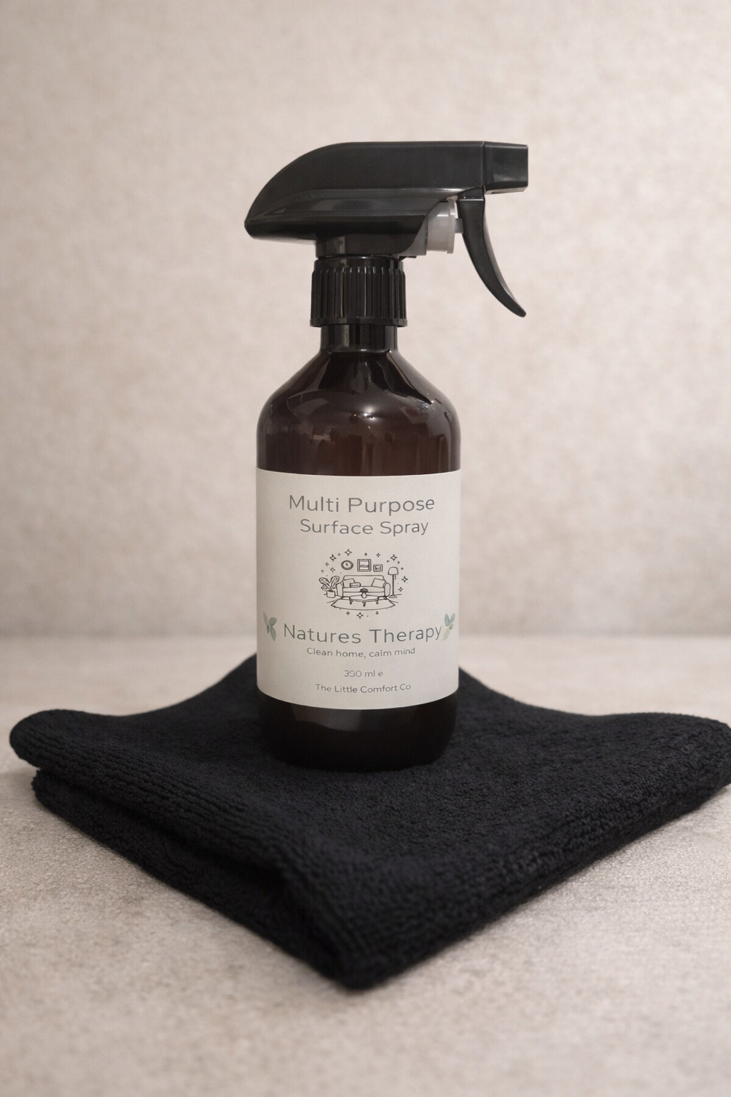 Multi Purpose Surface Spray 500ml - Natures Therapy + Free Cloth