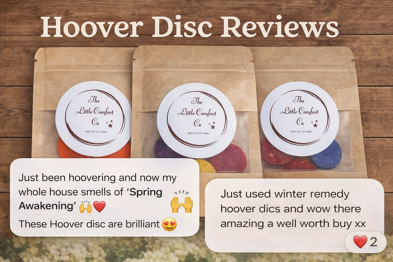 Scented Hoover Discs