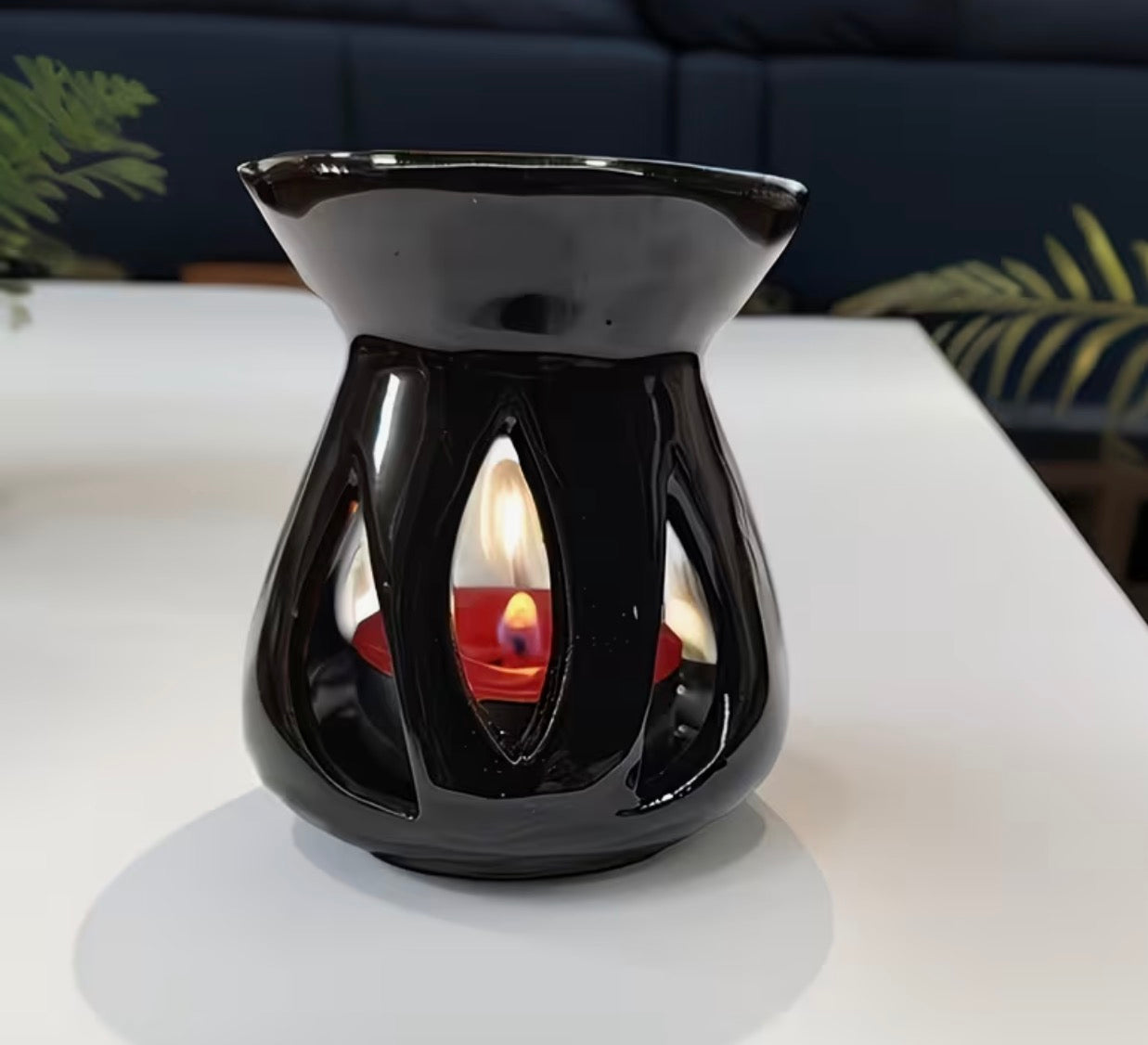 Black Cutout Burner