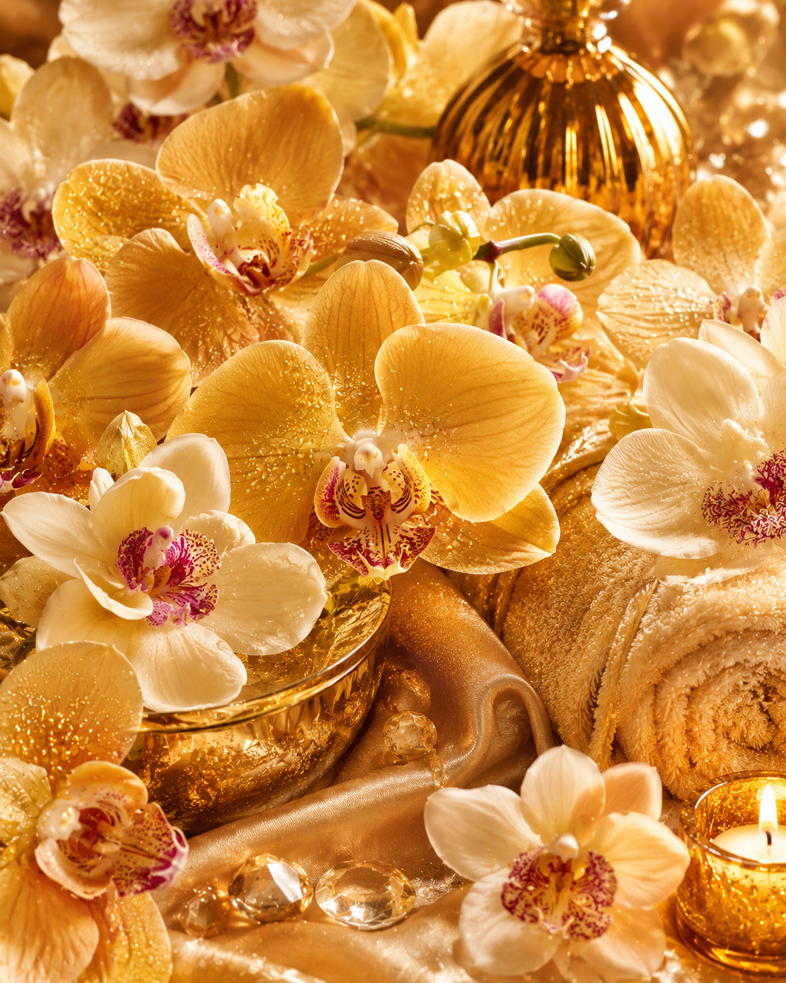 Gold Orchid Wax Melt