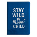 Dark Blue Velvet Note Book - 80 pages - Stay Wild Moon Child