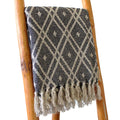 Boho Comfort Throw - 125x150cm - Black & Biege Regency