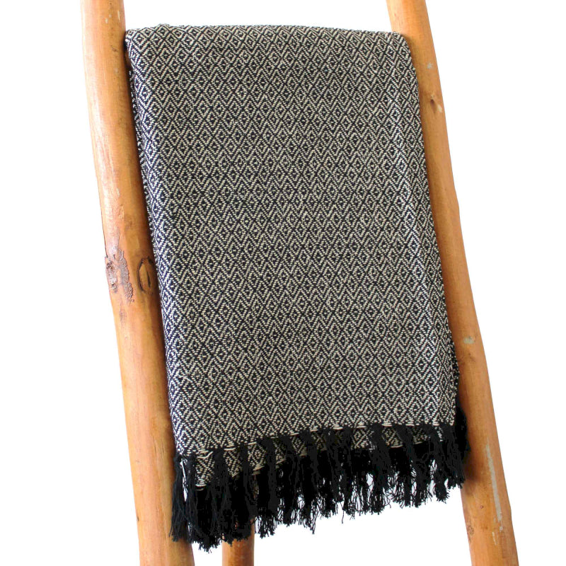 Boho Comfort Throw - 125x150cm - Charcoal