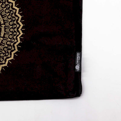 Oversized Tote Bag Chocolate Stonewash 14oz - Freedom Mandala