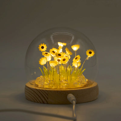 Floral Glow Garden Dome - 20 Sunflowers - LED USB