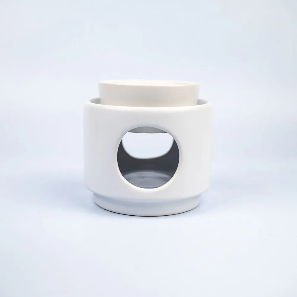 Ceramic 2 Piece Burner - White