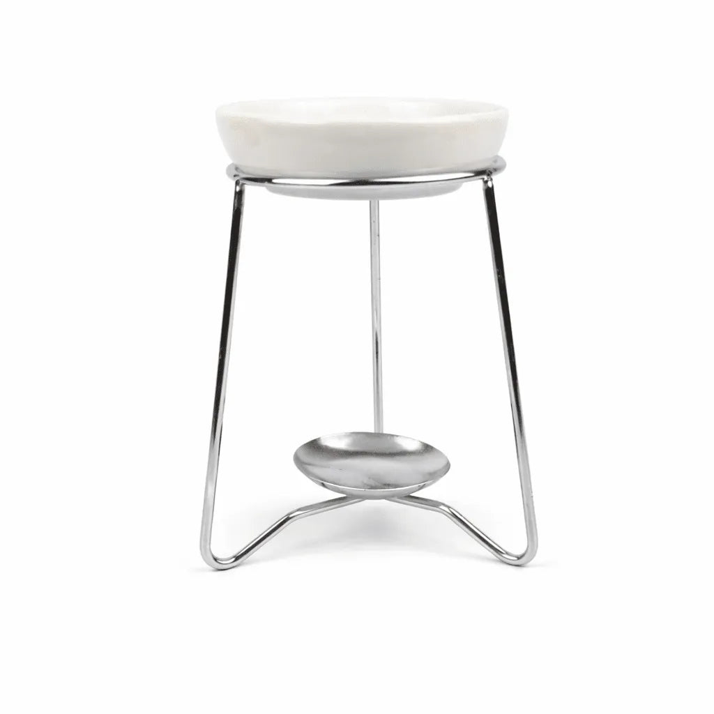 Wax Melt Burner - Silver Stand