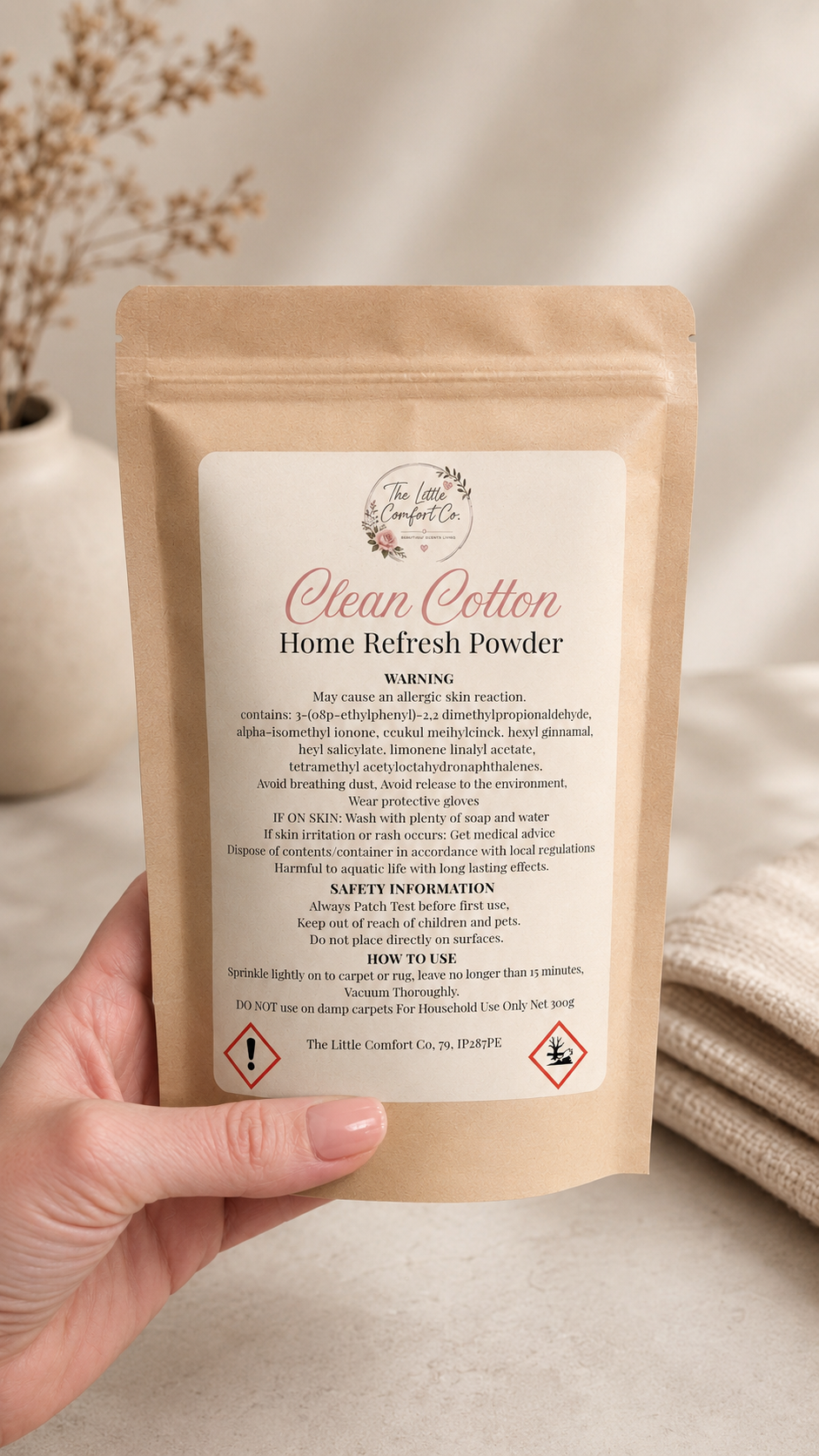 USA Clean Cotton Home Refresh Powder