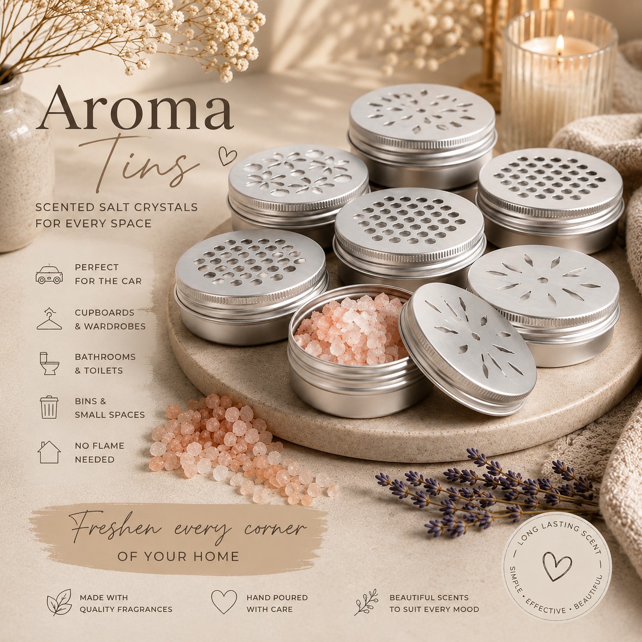 Aroma Crystal Tins